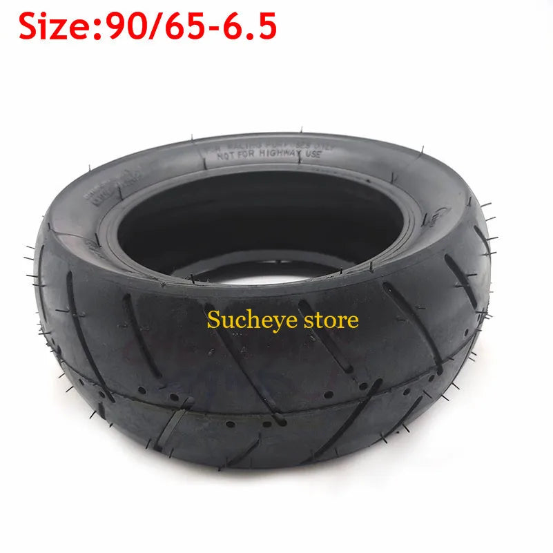 11 Inch 90/65-6.5 Front Vacuum Tire 110/50-6.5 Rear Thickened Tubeless Tyre for Mini Motorcycle 47-49cc Pocket Dilt Pit Bike