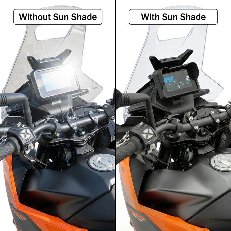 FOR 390 790 890 Adventure R 790 Adventure 2023-2026 Sun Visor Cover Instrument Screen Sunshade Guard Protection Dashboard
