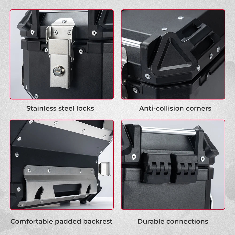 For BMW R1200GS LC ADV Adventure R 1250GS 1200GS 2013-2021 Motorcycle Aluminum Luggage Panniers Saddlebag Bracket Rack Side Box