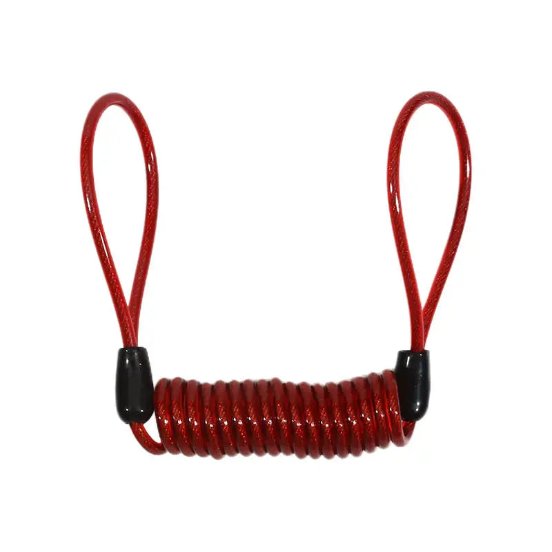 Alarm Disc Lock Security Anti Thief Motorbike Motorcycle Wheel Disc Brake Alarm Lock & Bag And Reminder Spring Cable
