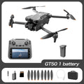 Professional GT50 Drone 8K HD Dual Camera Remote Control Large Screen 5G WIFI Dron Obstacle Avoidance Quadcopter