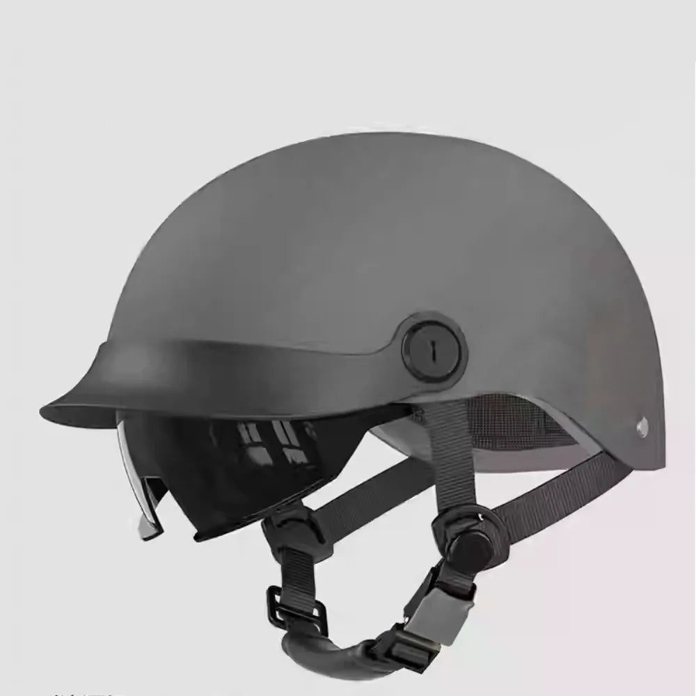 Vintage Ultra Light Electric Bicycle Helmet Sunscreen Breathable Motorcycle Half Helmet Fall Prevention Safety Helmets Riding