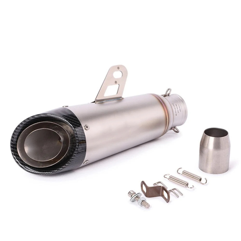 For Kawasaki Ninja Z900 Honda CB650R Yamaha R3 51mm Motorcycle Exhaust Muffler Pipe Escape 335mm Length
