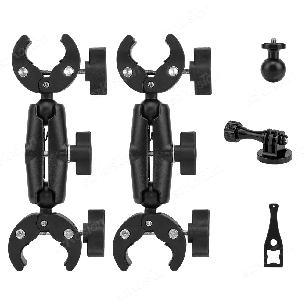 For Insta360 X3 X4 Motorcycle Bicycle Panoramic Selfie Stick Monopod Mount Handlebar Bracket For GoPro 13 12 11 10 DJI Accessory