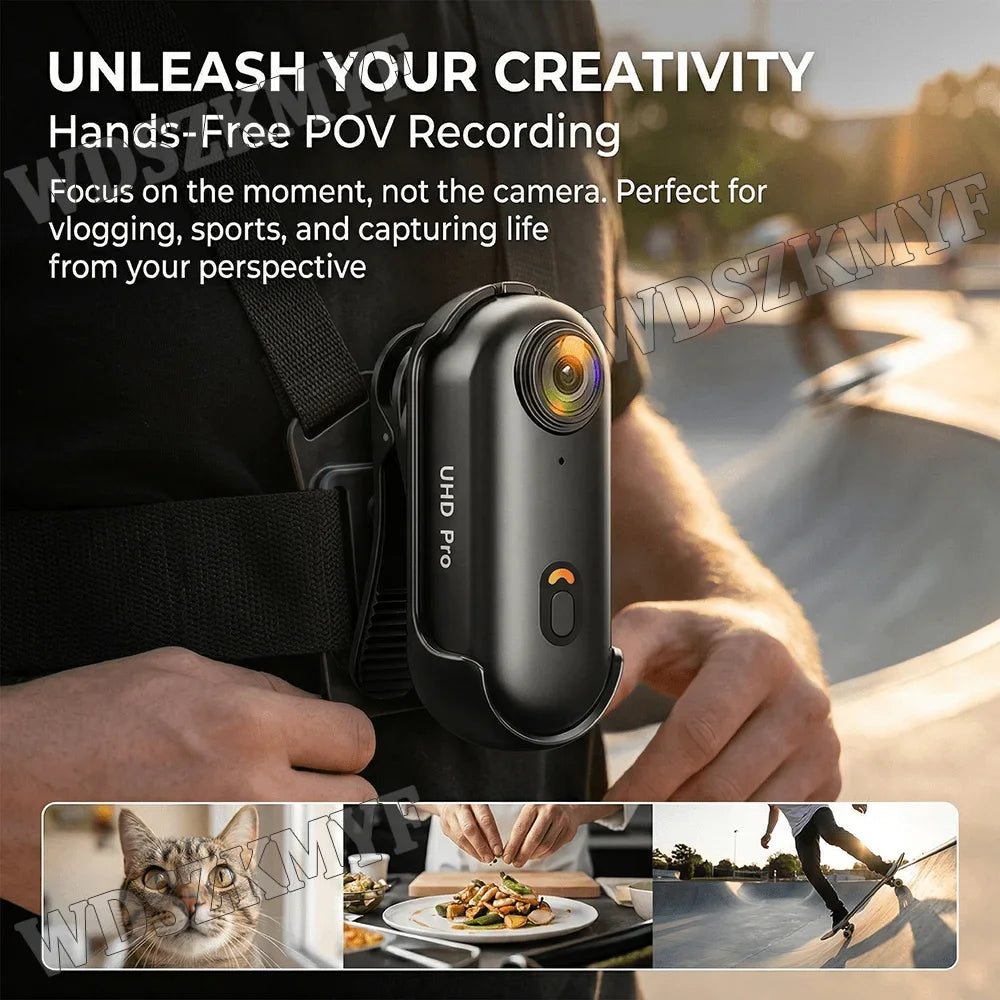 4K 1080P Mini Body Camera Helmet Handlebar Motorcycle Road Sport Cam Battery Body cam POV Vlog Sports Action Wifi H88 camera