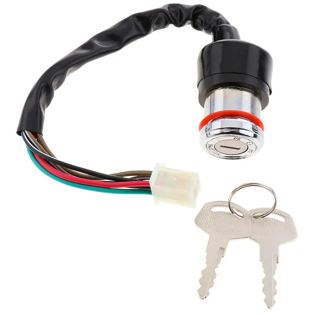 New 6 Wire ATV Ignition Switch+Key Set for Suzuki GN 125 Scooter Universal Motorcycle Ignition Switch Key