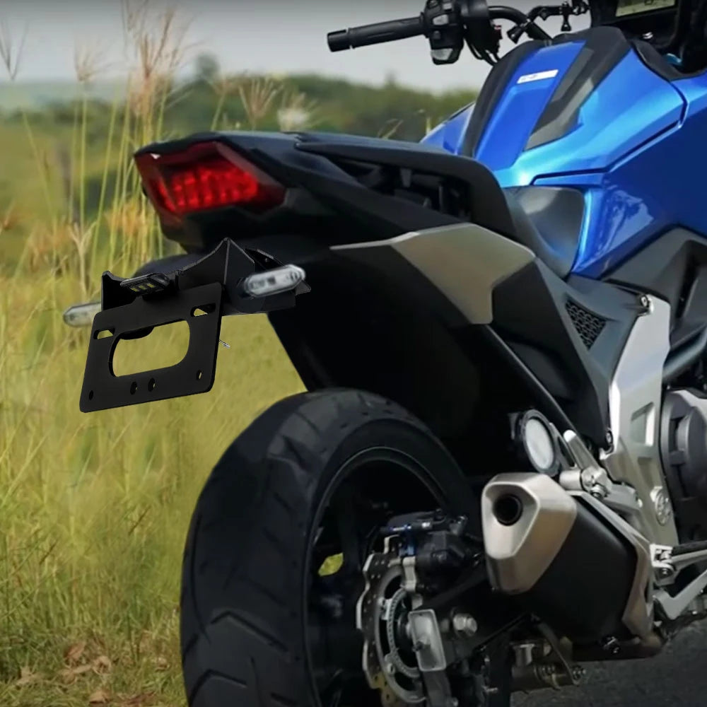Motorcycle For Honda NC750X 2021-2024 2025 2026 Rear NC 750X License Plate Holder Bracket with Light Tail Tidy Fender Eliminator