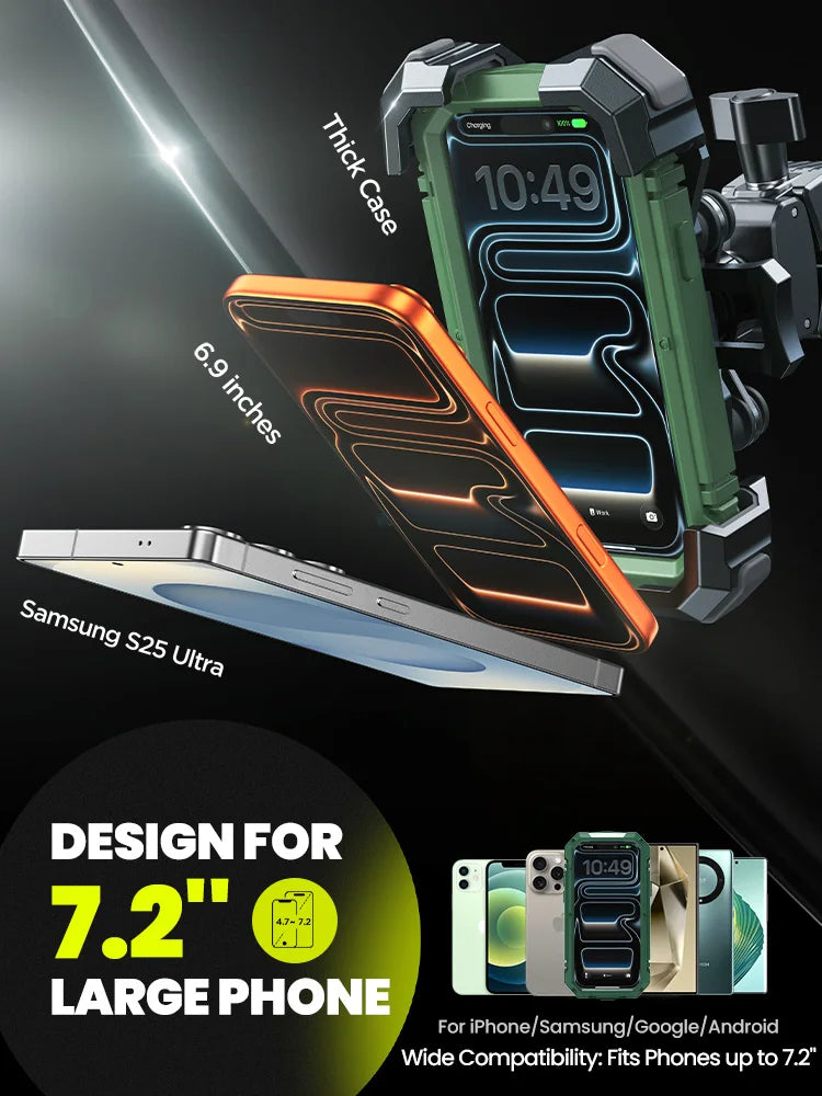 Joyroom Mobile Support for the Car Phone Holder Universal Mobile Phone Stand Motorcycle Mountain Bike Road Bike 360° Rotatable