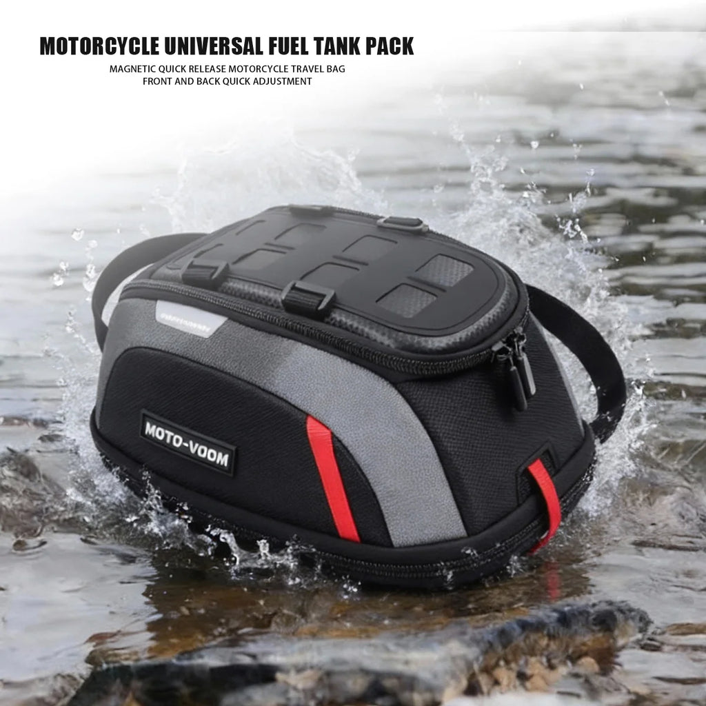 For R1200GS ADV R1250GS R 1250 GS F850GS F 750GS Magnetic Motorcycle Tank Bag Portable Card Phone Tool Bag Universal Black