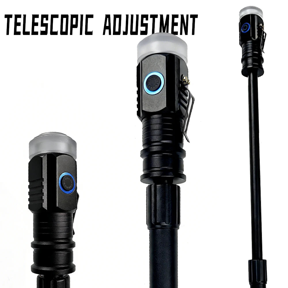 Thickened Aluminum Alloy Telescopic Flagpole for Motorcycle Travel Car Riding - Lengthened Durable Equipment