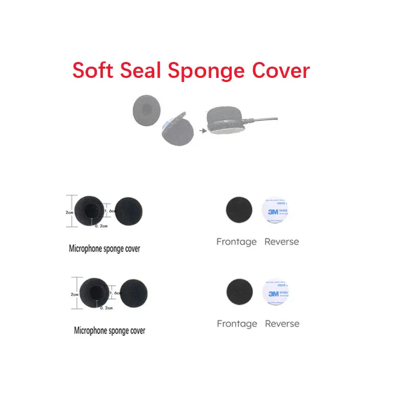For Cardo PACKTALK BOLD motorcycle helmet Bluetooth intercom Replace the sponge leather accessories