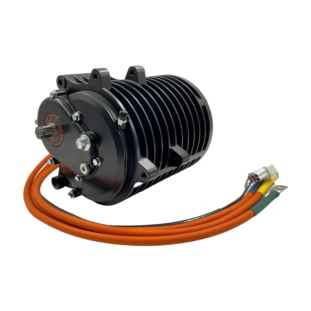 QSMOTOR 138-C 70HJ138A 3000W V3 PMSM Mid-Drive Motor With Internal Gearbox For Electric Motorcycle Moped Dirt Bike