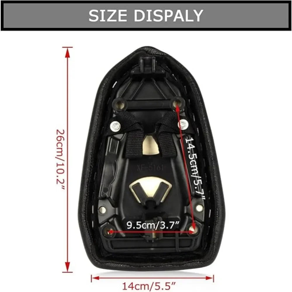 Motorcycle Rear Passenger Cushion Saddle Seat Rear Pillion Passenger Seat  for BMW S1000RR 2019 2020 2021 2022 2023 2024