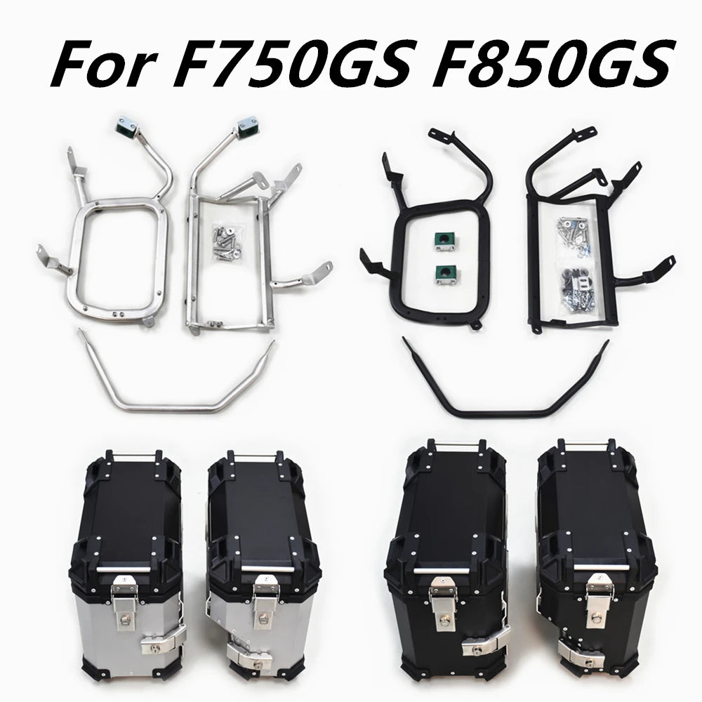 Motorcycle Storage Moto Trunk Rear Helmet Topcase Accessory For BMW F750GS F850GS Side Case Top waterproof Luggage Box Bag