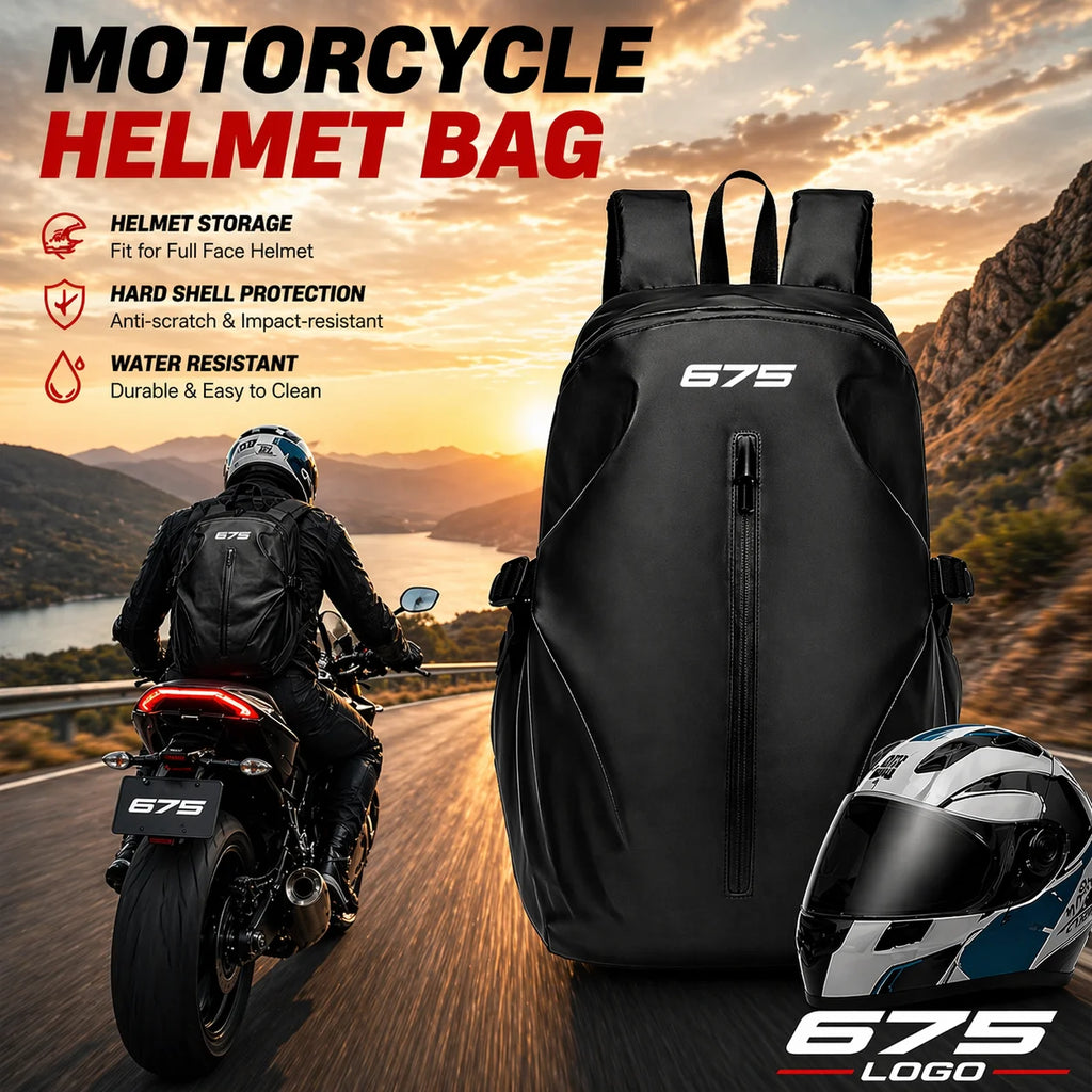 Knight Backpack Motorcycle Helmet Bag Travel Equipment Waterproof Large Capacity For CFMOTO 675NK 675sr 675sr-r 675 SR SR-R NK