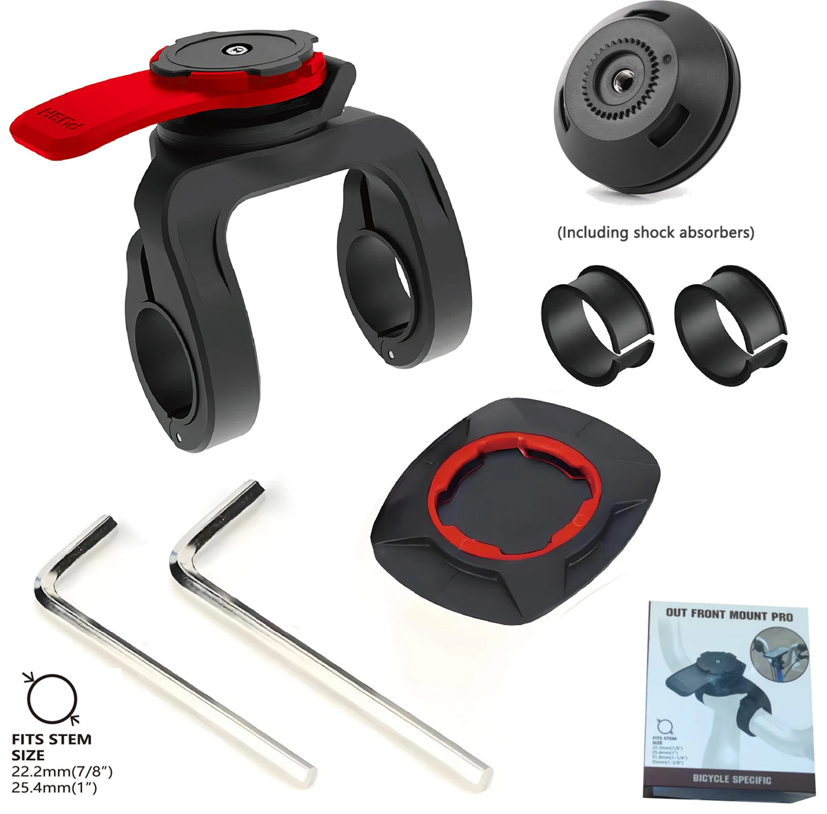 Motorcycle Phone Mount Anti-Vibration Dampener Heavy Duty Secure Grip Phone Holder for Adventure Bike Dirt Bike Harley Offroad