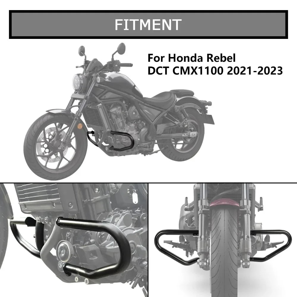 For Honda CMX Rebel 1100 DCT Rebel 1100T 2021-2024 Motorcycle Falling Protection Engine Guard Highway Crash Bars