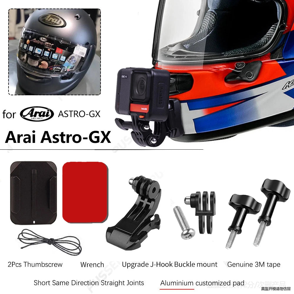 TUYU Premium Customized Helmet Aluminium Chin Mount for GoPro 13 Insta360 DJI Camera for SHOEI GT Air3 AGV ARAI HJC KLIM Helmets