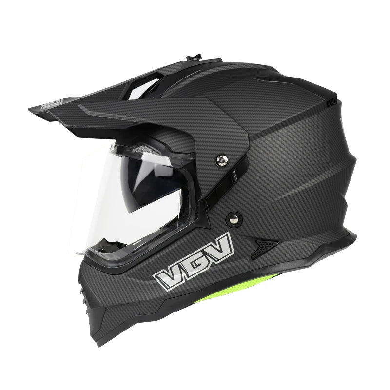 Motorcycle helmet Unisex Off-Road Motorcycle Helmet Full-Size Rally Riding Gear for Men And Women All-Season Protective Gear