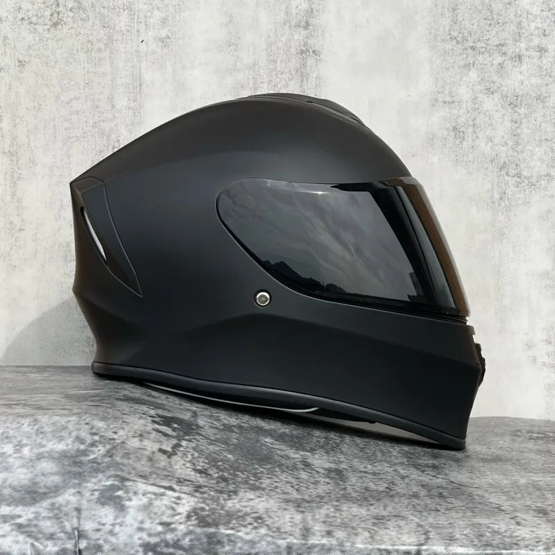 018-Full Face Motorcycle Helmet Unisex All Season, DOT Safety Certified ABS Shell, Shockproof Breathable Adult Motorbike Gear