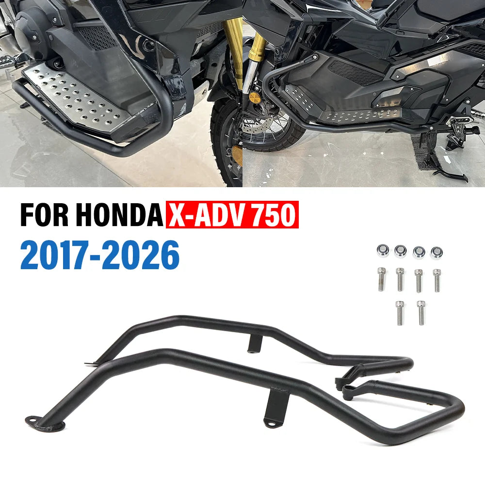 Crash Bar FOR HONDA X-ADV 750 X ADV750 2017-2026 Motorcycle Engine Body Guard Bumper Crash Guard Bar Buffer Frame Side Protector