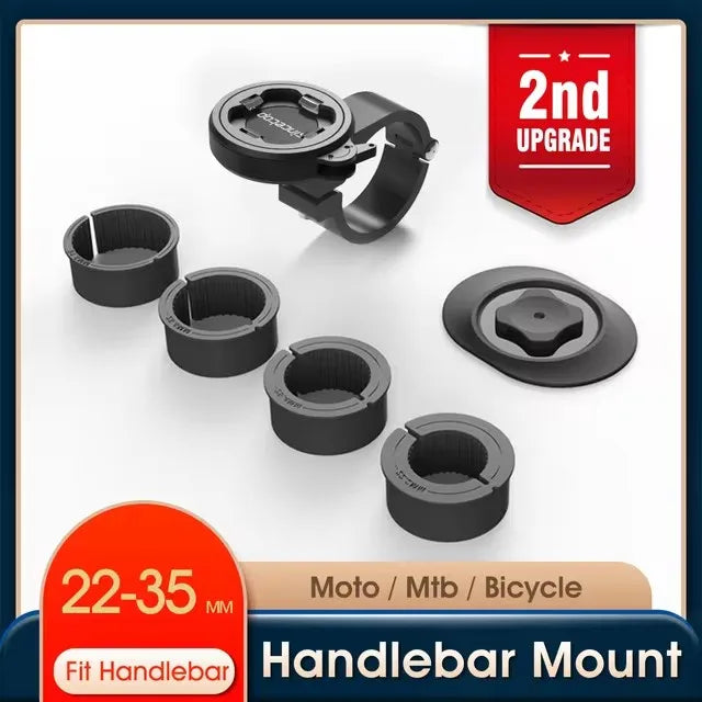 Adjustable Support Motorcycle Bike Phone Holder Stand for Moto Bicycle Handlebar Mount, suitable for iPhone 17 Samsung Xiaomi LG