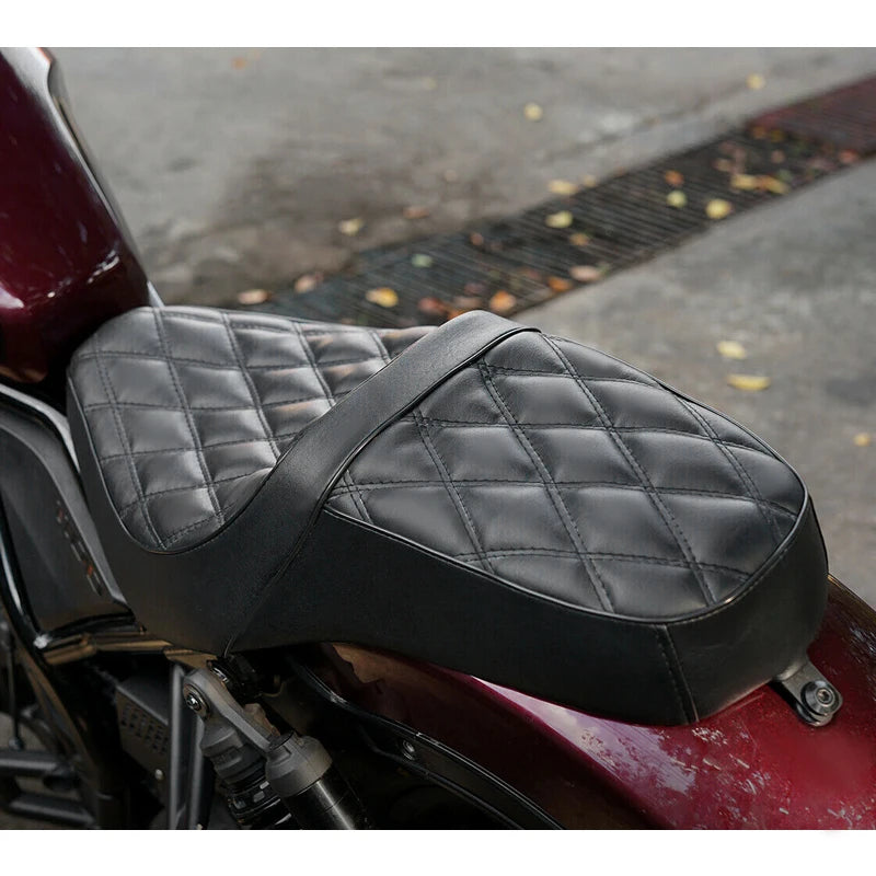 Motorcycle Two-Up Seat Front Rear Driver Passenger Leather Seat Cushions For Honda Rebel CMX 500 CMX 300 2017-2025