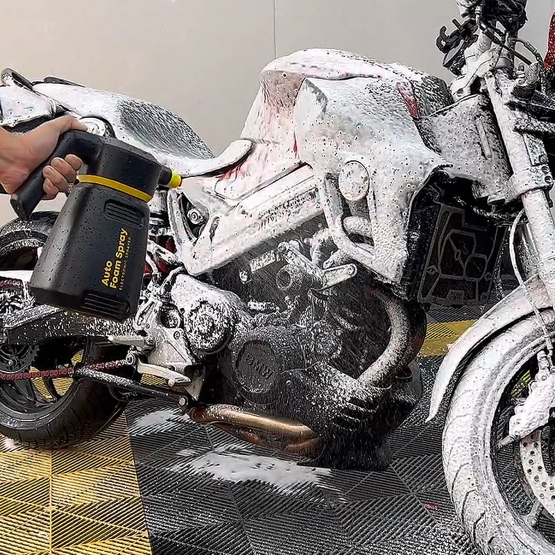 Motorcycle cleaning Electric Foam Sprayer Car Wash Home Garden Clean Detailing Snow Foam Cannon High Pressure Water