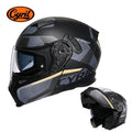 Flip up Motorcycle Helmet Dual Visors Modular Full Face Helmet Four Seasons Casco Para Moto DOT Approved motociclistas capacete