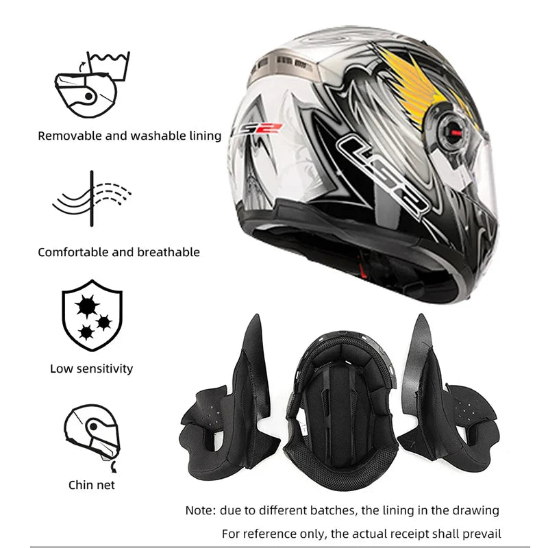 LS2 FF370 Flip Up Motorcycle Helmet Personalised Dual Lens Capacete LS2 Modular Helmets Motorbike Racing Helmet Cascos Para Moto