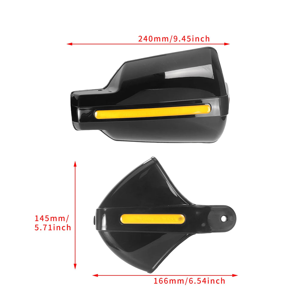 Motorcycle Protection Gear Windproof Handlebar HandGuards Motorbike Wind Deflectors Hand Guard Handle Protector Shield Universal