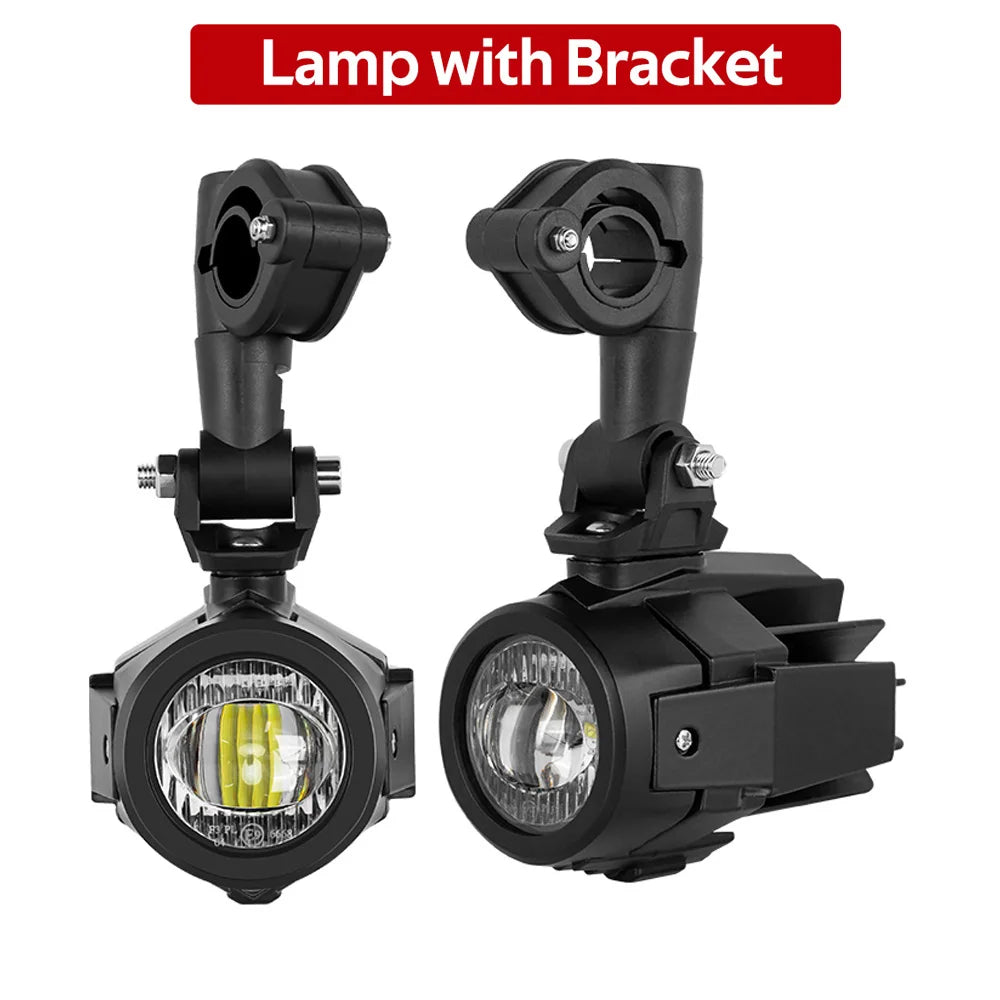 Auxiliary Lights LED Spot Driving Fog Lights for R1200GS F800GS K1600 Universal Motorcycle 40W 6000K Fog Lamps