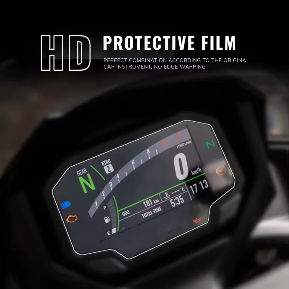 Motorcycle For Kawasaki Z1000SX Z650 Z900 Z500SE ZX10R ZX-6R ZX-4R TFT Display Protection Film Screen Protector Instrument Film