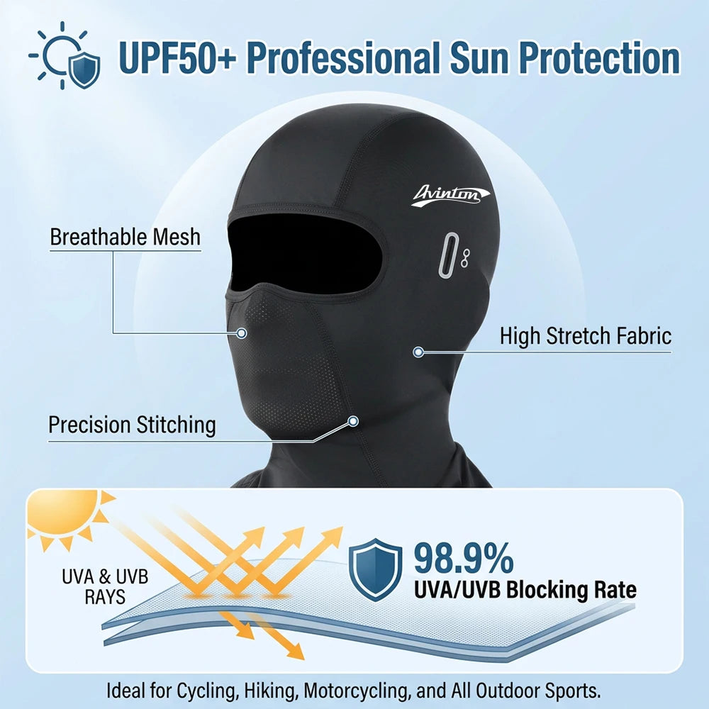 For Avinton Collector Roadster Race Freestyle Motorcycle Balaclava Summer UV Protection Full Face Mask Breath Hole Winter Warm