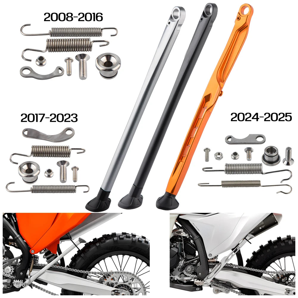 For KTM 125 150 250 300 350 450 500 530 XC XC-F XC-W XCF-W EXC EXC-F TPI Six Days 2008-2025 Motorcycle Side Stand Kickstand Kit