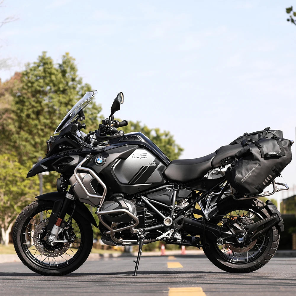 Rhinowalk Motorcycle Bag 100% Waterproof 18L/28L/48L Large Capacity 2 Pcs Universal Fit Motorcycle Pannier Bag Saddle Side Bags