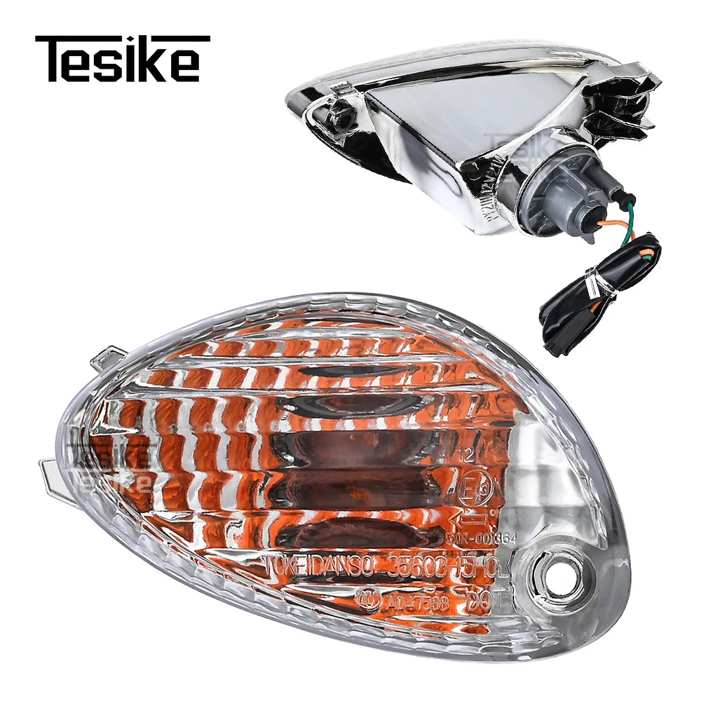 Motorcycle Rear Turn Signals Lights For Suzuki Hayabusa 1300 2008-2020 GSX1300R Directional Indicator Lamp Lens