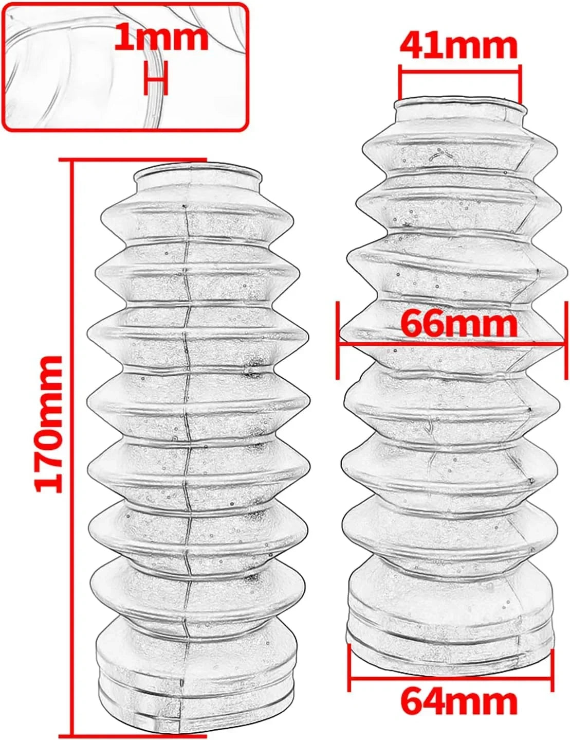 For Royal Enfield Meteor 350 Fork Boot Tube Slider Front Shock Absorber Cover Gaiters Gators Motorcycle Accessories Parts Black