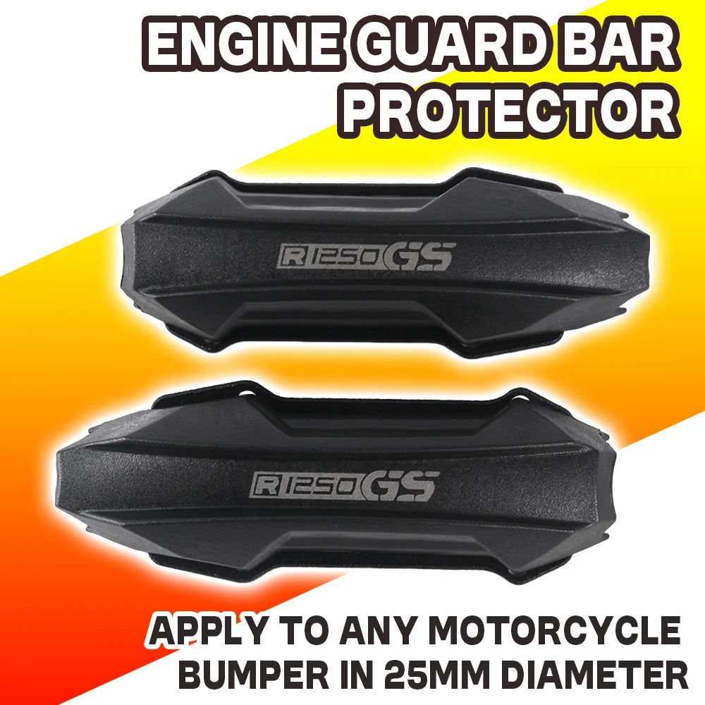 For R1200GS LC R1250GS ADV F800GS F850GS NC750X MT-09 V-Strom Motorcycle Universal 25mm Crash Bar Bumper Engine Guard Protection