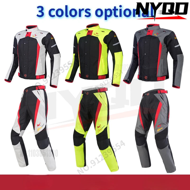 Riding Tribe motorcycle riding suit men winter waterproof anti-fall warm motorcycle off-road jacket 4 seasons motorcycle suit