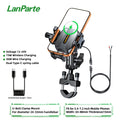Anti-Theft Motorcycle Phone Mount Holder with Vibration Dampener & High-Speed Secure Lock,Handlebar Cellphone Cradle for Bicycle