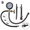 Motorcycle Tester Oil Pressure Gauge With Hose Adapter Automotive Fuel Pump Pressure Gauge 0-100Psi/7bar Test Meter Garage Tools