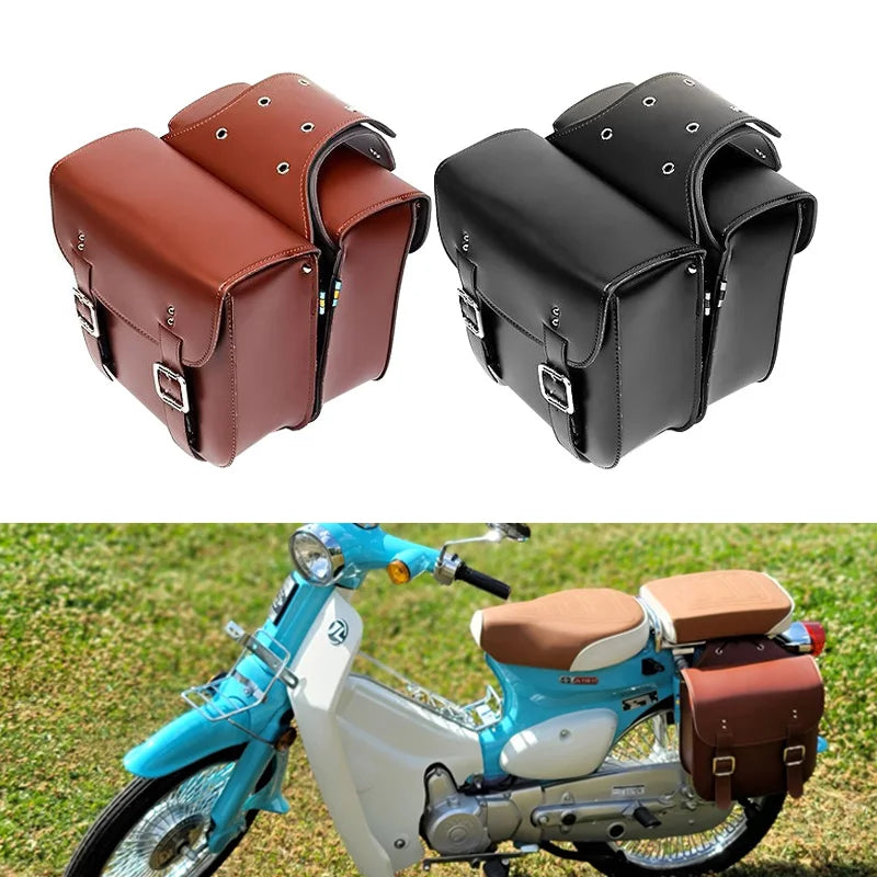 Luggage Tail Rear Bags For Sportster 883 1200 Honda Yamaha Suzuki Motorcycle SaddleBag Motorbike Side Bags Storage Tool Parts