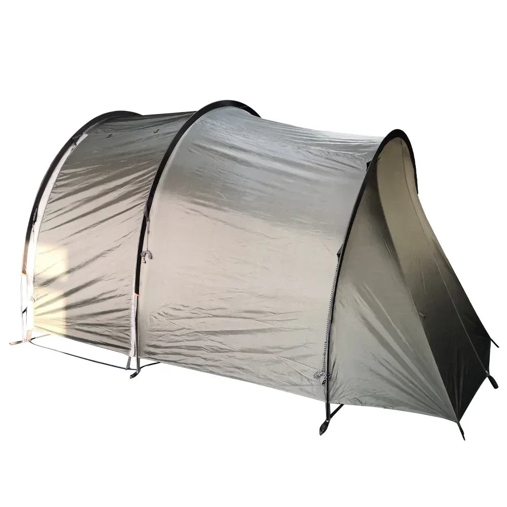 STLF2024 Newest Model, Windproof and Rainproof Portable Covered Turbo Tent Camping Motorcycle Tent
