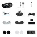 TNICER G1EX 2-6 Riders Motorcycle Helmet Communicator Bluetooth 5.2 IPX65 Waterproof FM Radio Intercom.