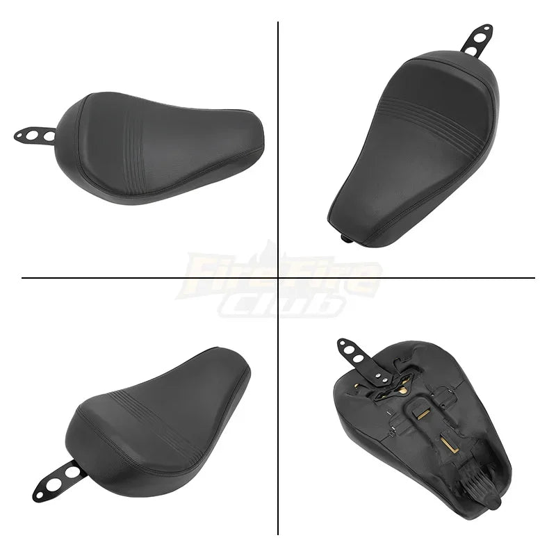 Driver Solo Seat Motorcycle Black Front Cushion Seat Fits For Harley Sportster XL 1200 883 72 Forty Eight 2016-up