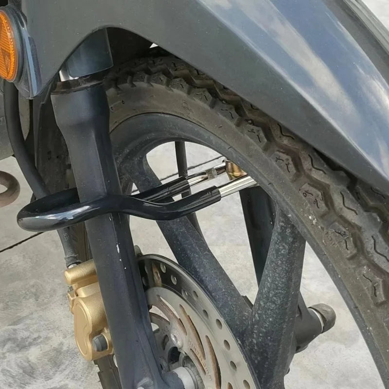 Falante Aluminum Alloy Motorcycle Safety Anti-Theft Front Fork Lock Shock Absorber Fixed Motorcycle Lock for Enhanced Security
