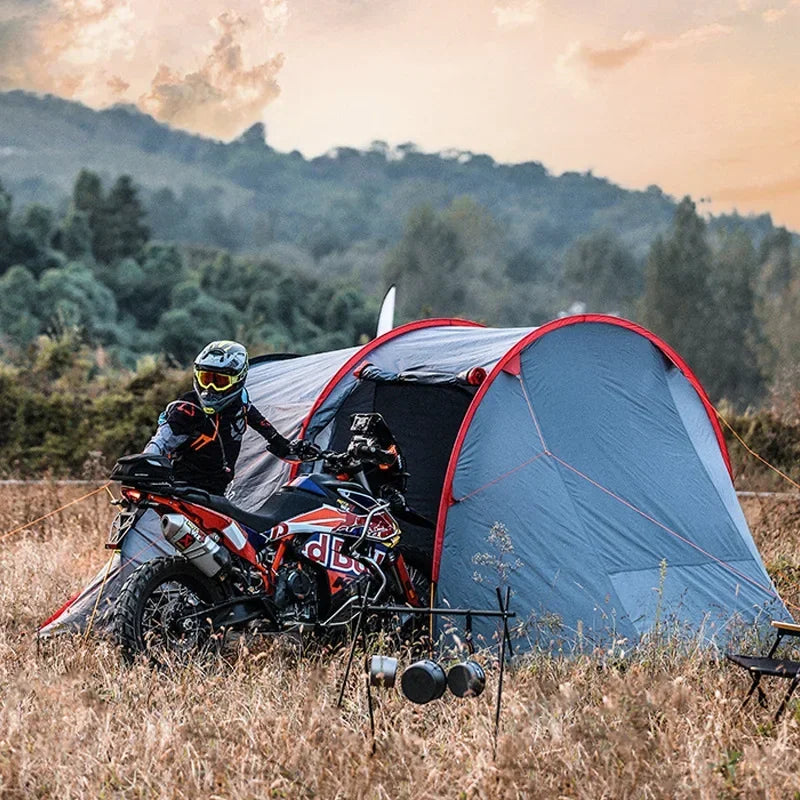 1 - 2 Person Tent  Camping Travel Tent Motorcycle Waterproof and Windproof Strong Outdoor Trekking Fast Delivery Ultralight