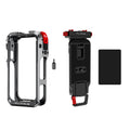 Flymile X6 Cage Metal Protective Case for Insta360 X6 Accessories Camera Aluminum Alloy Frame Cage with Silicone Lens Cover