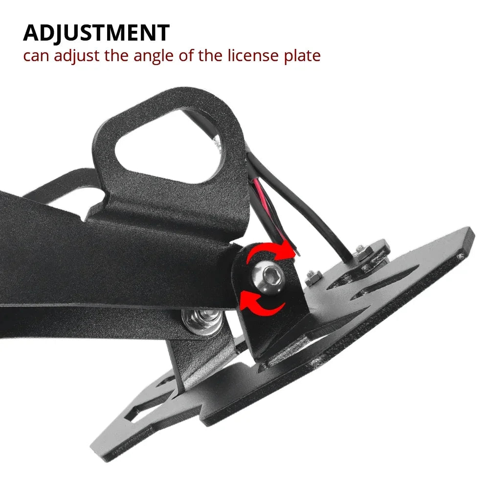 License Plate Holder For YAMAHA MT03 MT25 YZF R3 R25 2015-2024 Motorcycle Accessories Tail Bracket LED Light Fender Eliminator
